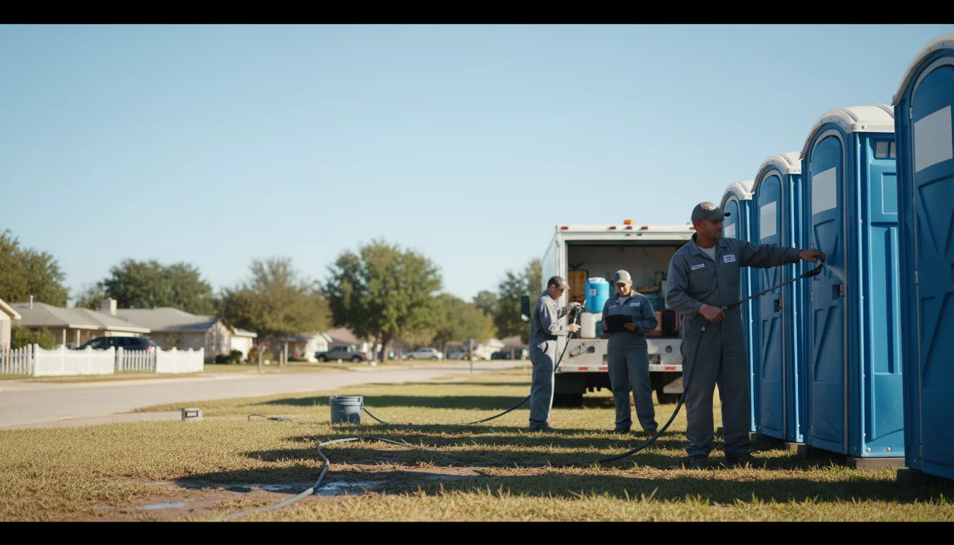 Long-Term Portable Toilet Rental in Johns Creek, GA near me